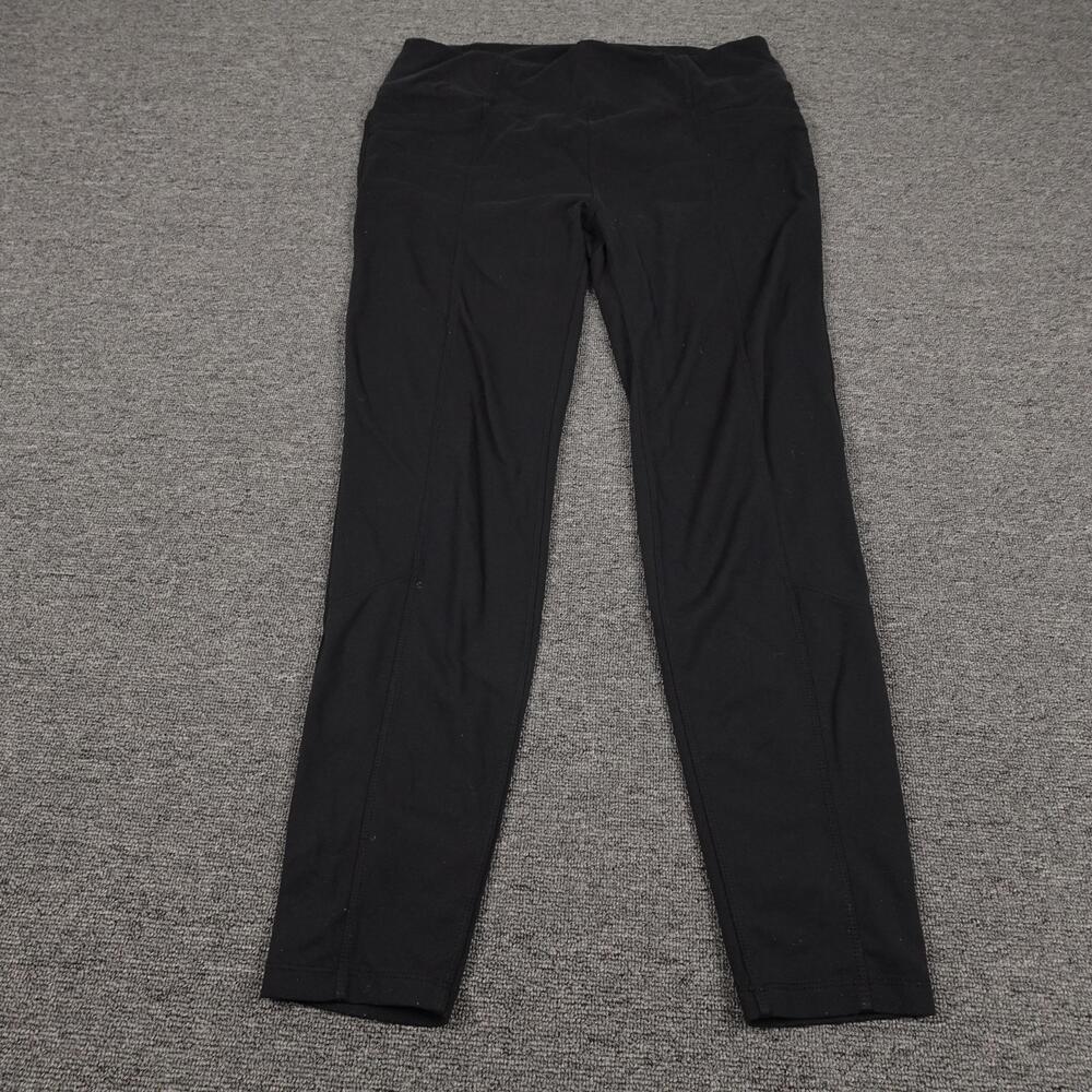 Athleta Leggings Womens XL Black Metro High Waist Ankle Pockets 28 Inseam